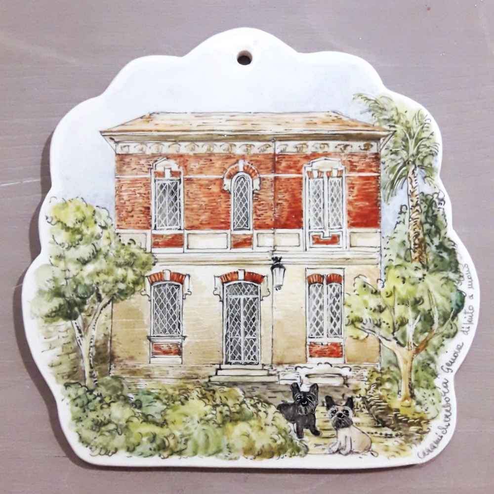 Villa liberty, dipinto a terzo fuoco